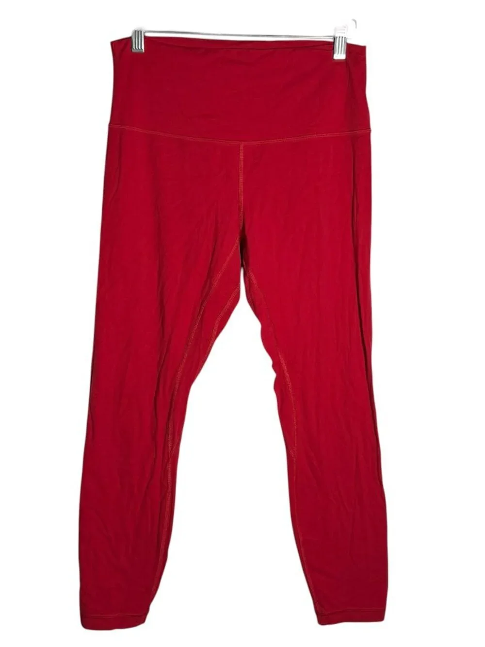 Lululemon Align High Rise Leggings Red Size 10 NULU Stretchy 25 inch Athletic